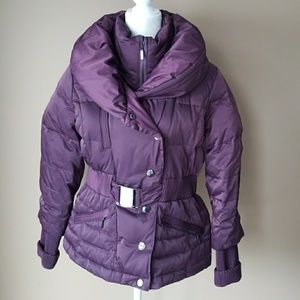 7FAM Purple Puffer Coat